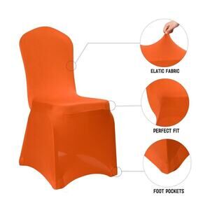 Stretch Spandex Chair Cover, 10PCS Dining Room Chair Covers, Universal Washable